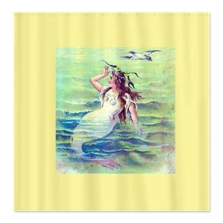 Mermaid Shower Curtains  Custom Themed Mermaid Bath Curtains