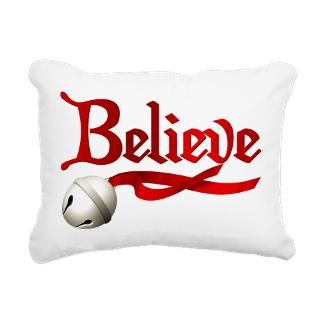 Believe Gifts  Believe Pillows  Believe Rectangular Canvas Pillow