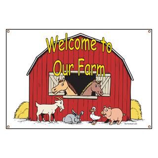 Welcome to our Farm Goat Banner for $59.00