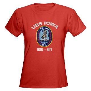 shirts  USS Iowa BB 61 Womens Dark T Shirt