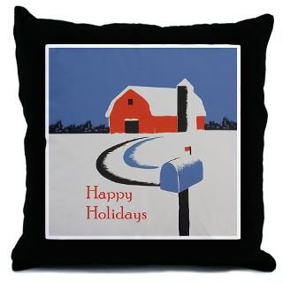 Winter Scene with Red Barn  Best of Washington DC T shirts and Gifts