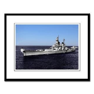 BB 63 USS Missouri Large Framed Print