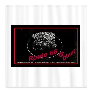 Route 66 Shower Curtains  Custom Themed Route 66 Bath Curtains