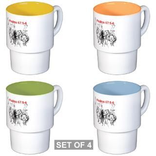 Psalms 675 6 A Stackable Mug Set (4 mugs)