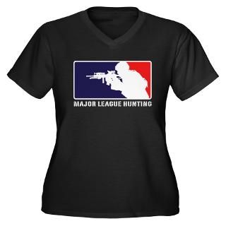 Major League Hunting Plus Size T Shirt by guardiandesigns
