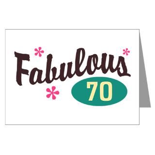 Fabulous 70 Greeting Cards (Pk of 10)