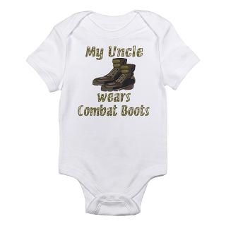 My Uncle Wears Combat Boots Body Suit by ifbabycouldtalk