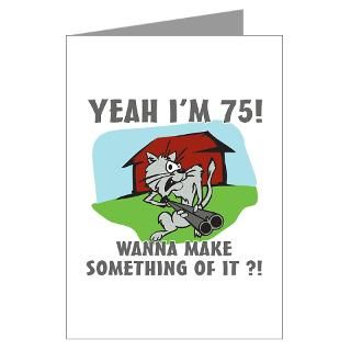 75 Gifts  75 Greeting Cards  75th Birthday Attitude Greeting