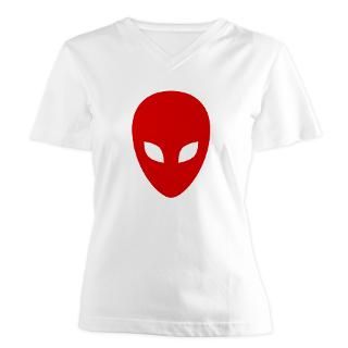 red alien women s v neck t shirt $ 17 77