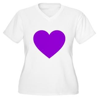 purple heart women s plus size v neck t shirt $ 27 77