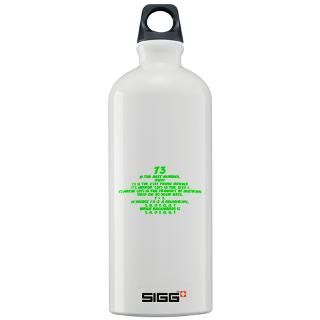 73 is the best number Sigg Water Bottle