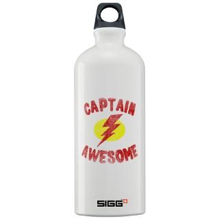 80S Gifts  80S Drinkware  Captain Awesome Sigg Water Bottle