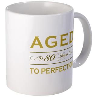 80 Gifts  80 Drinkware  Stylish 80th Birthday Mug