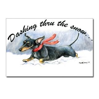 Dashing thru the Snow Postcards (Package of 8) for $9.50
