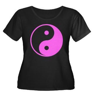pink yin yang women s plus size scoop neck dark t $ 28 77
