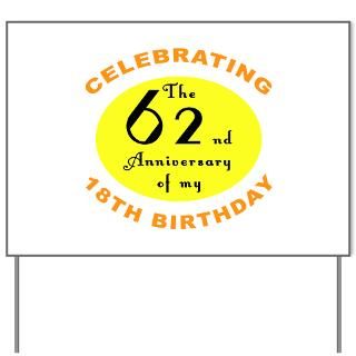 80th Birthday Anniversary Yard Sign for $20.00