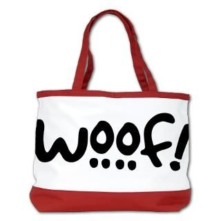 woof dog themed shoulder bag $ 81 99