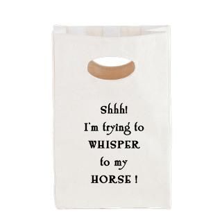 horse whisper png canvas lunch tote $ 14 85