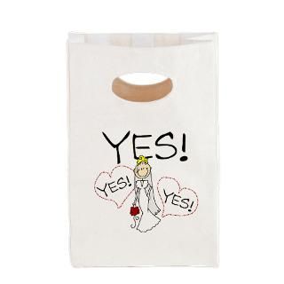 yesbridefunny png canvas lunch tote $ 14 85