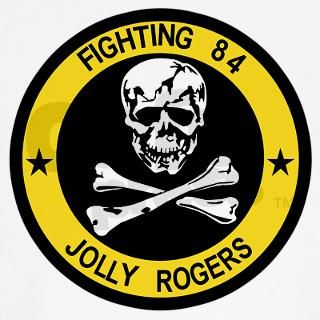 shirts  VF 84 Jolly Rogers White T Shirt