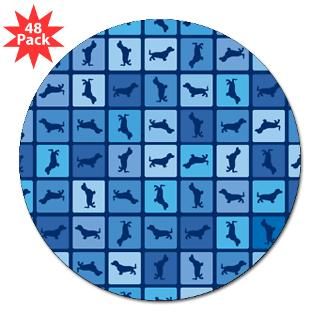 81 Dachshunds   Round Sticker for $30.00