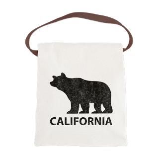 california grizzly bear canvas lunch bag $ 14 85