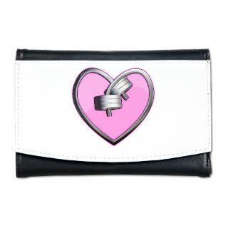 Barbell Heart (pink) Mini Wallet