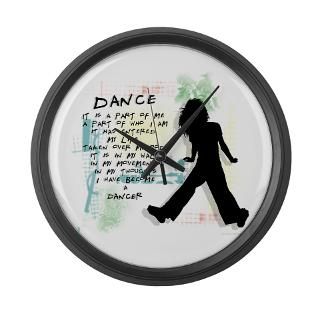 Become A Dancer Large Wall Clock