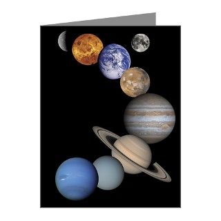 Aerospace Gifts  Aerospace Note Cards  Our Solar System Note
