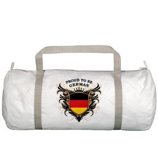 Cool Gifts  Cool Bags  Proud to be German Gym Bag