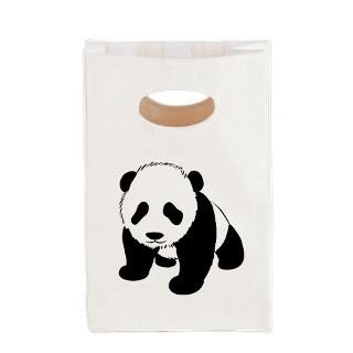 cute baby panda canvas lunch tote $ 14 85