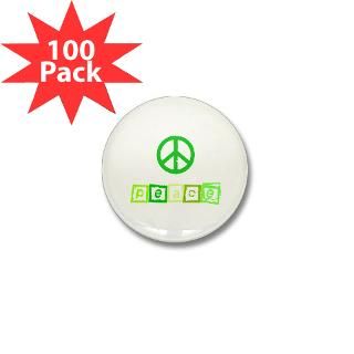 green peace sign mini button 100 pack $ 94 99