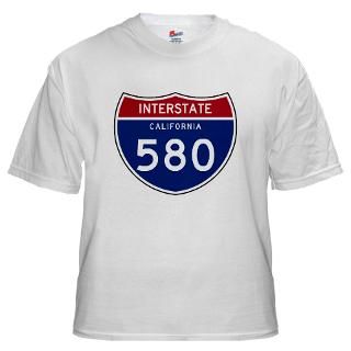 Interstate 95 White T Shirt