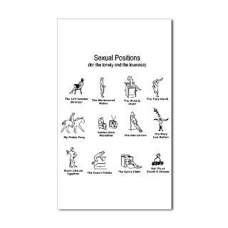 Sexual Positions Rectangle Sticker