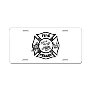 Firefighter License Plate Covers  Firefighter Front License Plate