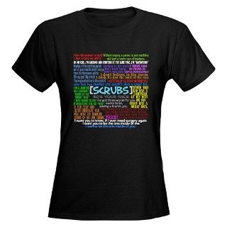 Funny Scrubs Quotes Womens Dark T Shirt