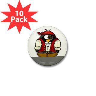 Pirate Penguin 3.5 Button (100 pack)
