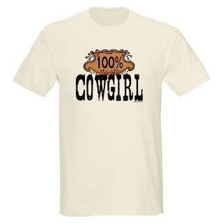 100 % cowgirl t shirt