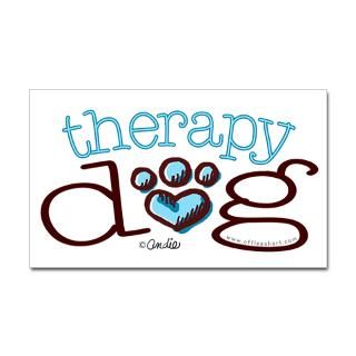 Therapy Dog Stickers  Car Bumper Stickers, Decals