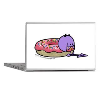 Adorable Gifts  Adorable Laptop Skins  Eat My Way Out Purple