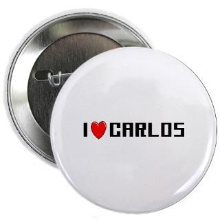 104.1 Gifts  104.1 Buttons  I Love Carlos Button