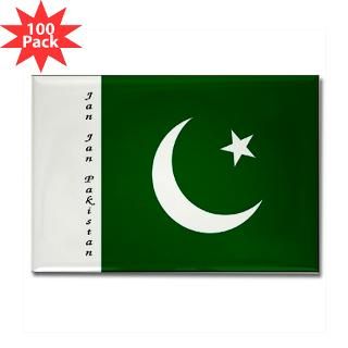and Entertaining  Pakistan Flag Gifts, Rectangle Magnet (100 pack