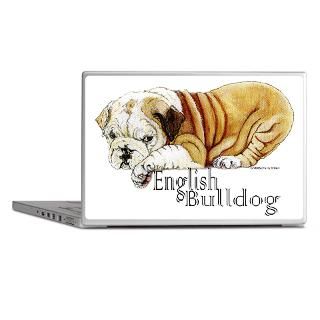 Bulldog Art Gifts  Bulldog Art Laptop Skins  English Bulldogs