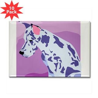 Great Dane Rectangle Magnet (10 pack)