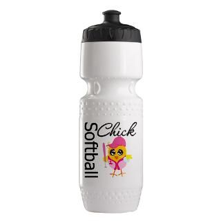 Athlete Chick Gifts  Athlete Chick Water Bottles  Softball Chick