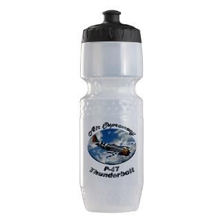 Air Gifts  Air Water Bottles  P 47 Thunderbolt Trek Water Bottle