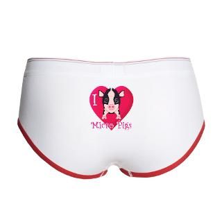 Cute Gifts  Cute Underwear & Panties  I Love Micro Pigs Womens