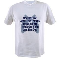 How I Feel About Gun Control T Shirt by rightwinggifts