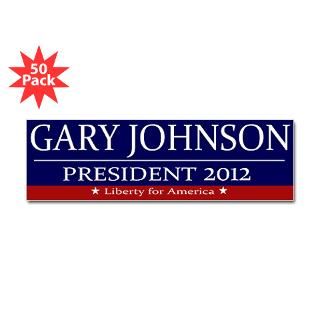 Gary Johnson 2012 Bumper Sticker (50 pk)