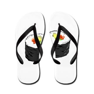 Art Gifts  Art Flip Flops  Sushi Flip Flops